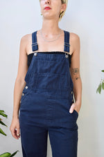 Navy Cotton Overalls