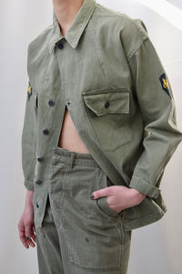 WWII HBT 13 Star Shirt and Trouser Set