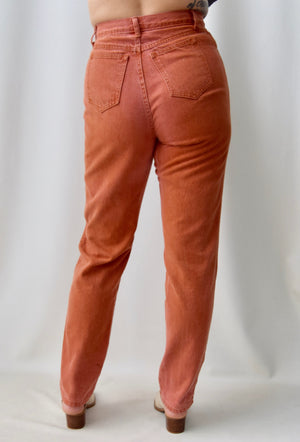 Terra Cotta Western Jeans