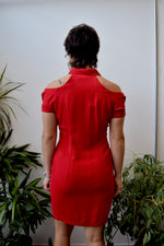 Nineties Cold Shoulder Dress