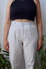 Floral Embroidery Pants