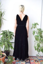 Forties Velvet Gown