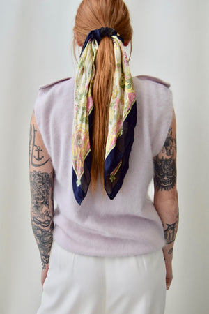 Lavender Angora Knit Top