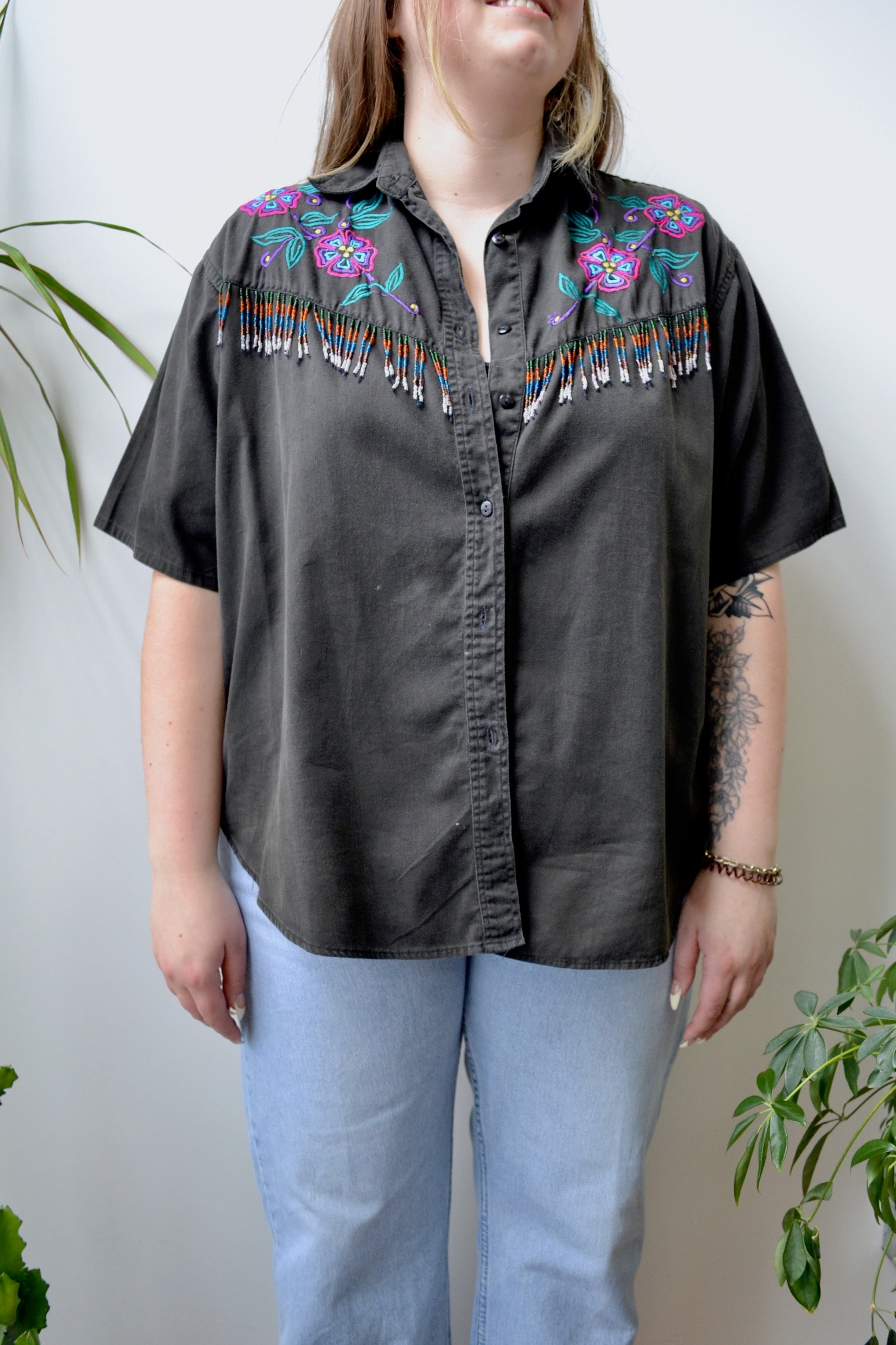 Beaded Fringe Shirt