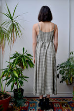 Nineties Plaid Maxi Dress
