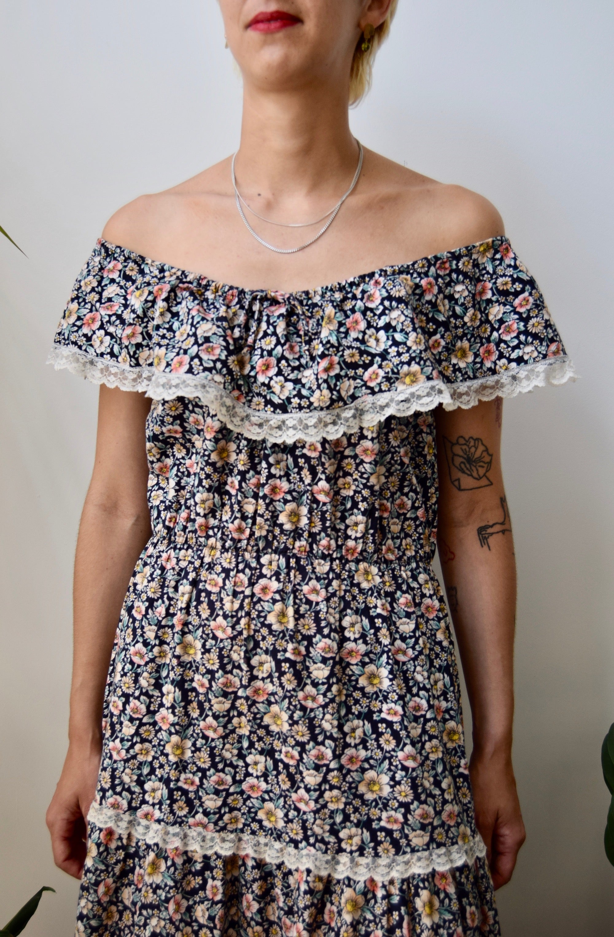 Off The Shoulder Prairie Dress