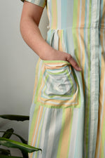 Vintage Pastel Stripe Dress