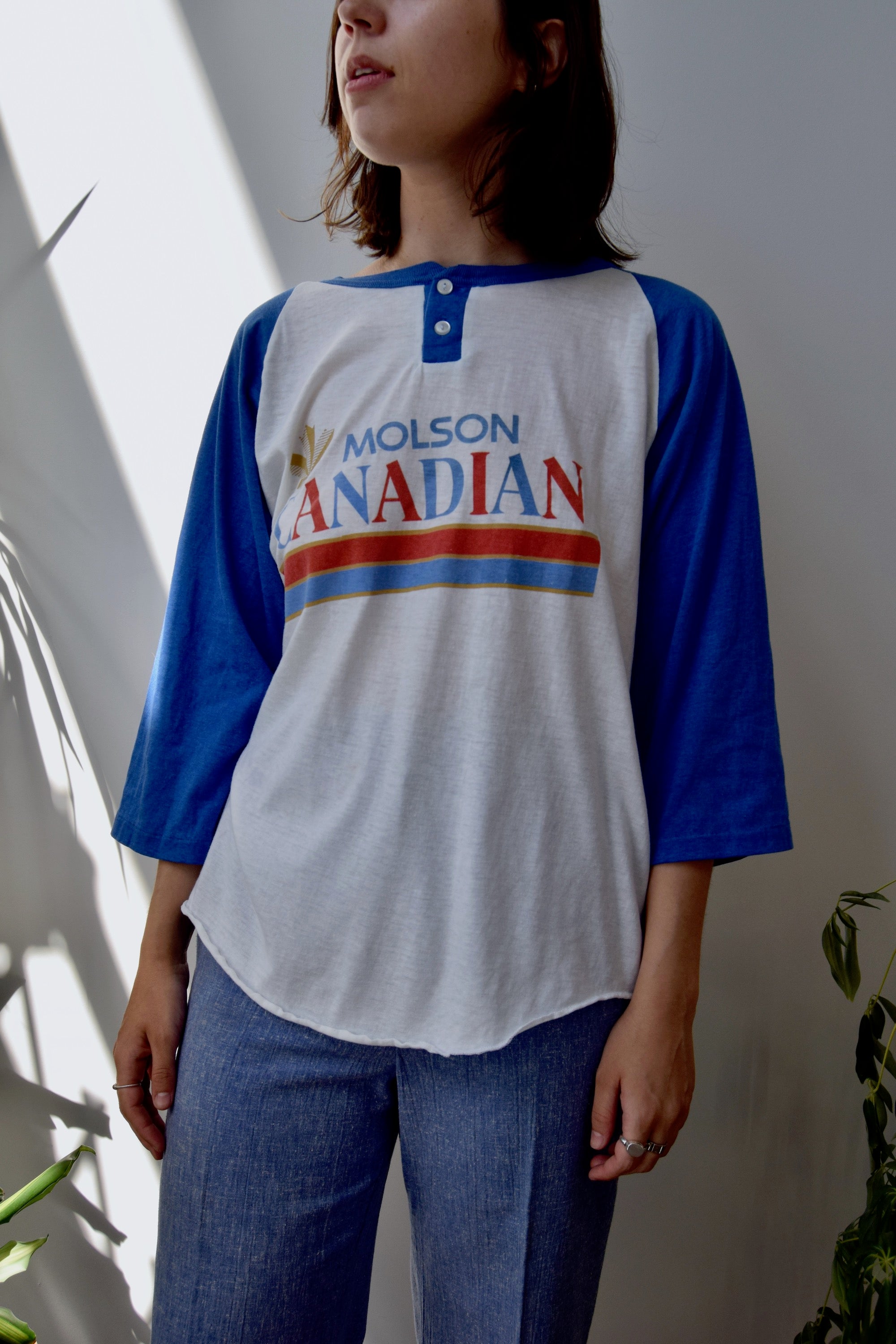 80s Molson Baseball Tee