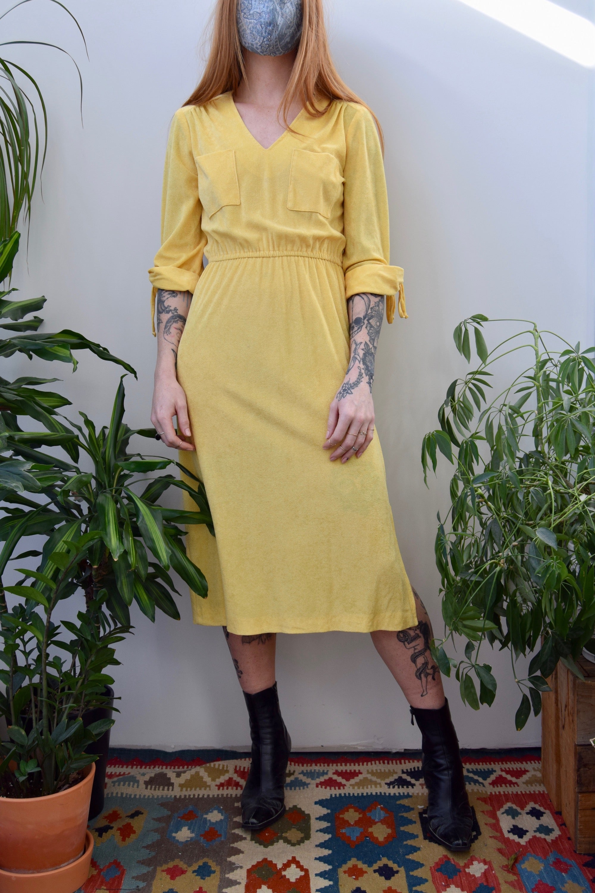 Daffodil Seventies Terry Dress