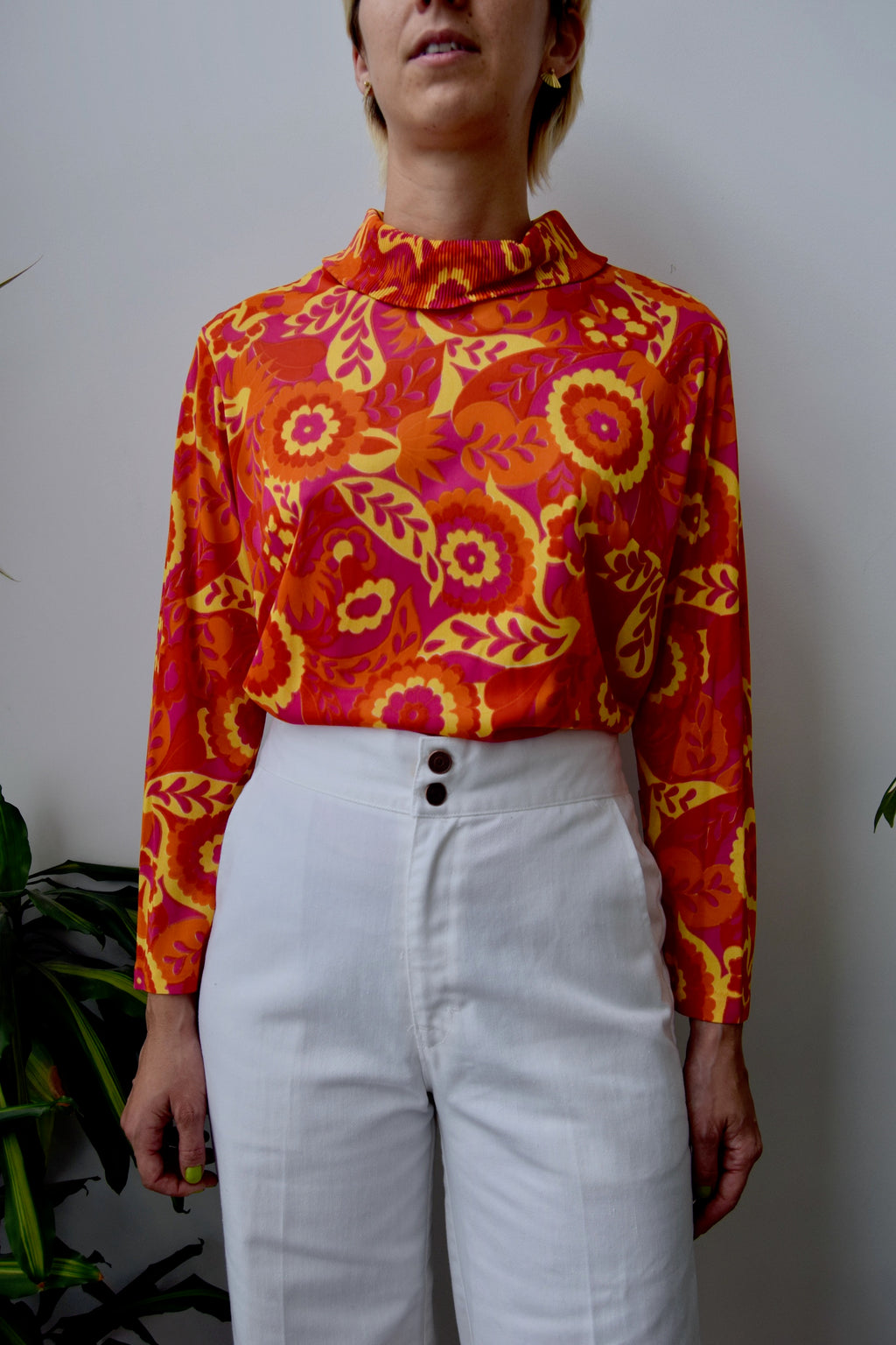 Groovy Nylon Blouse