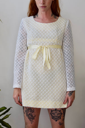 Mod Sixties Crochet Dress