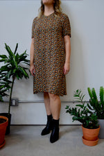 1930's Floral Cotton Dress