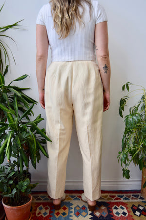 Silk Linen Butter Pants