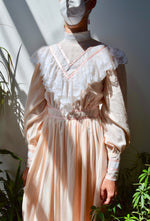 Polka Dot Peach Gunne Sax Dress