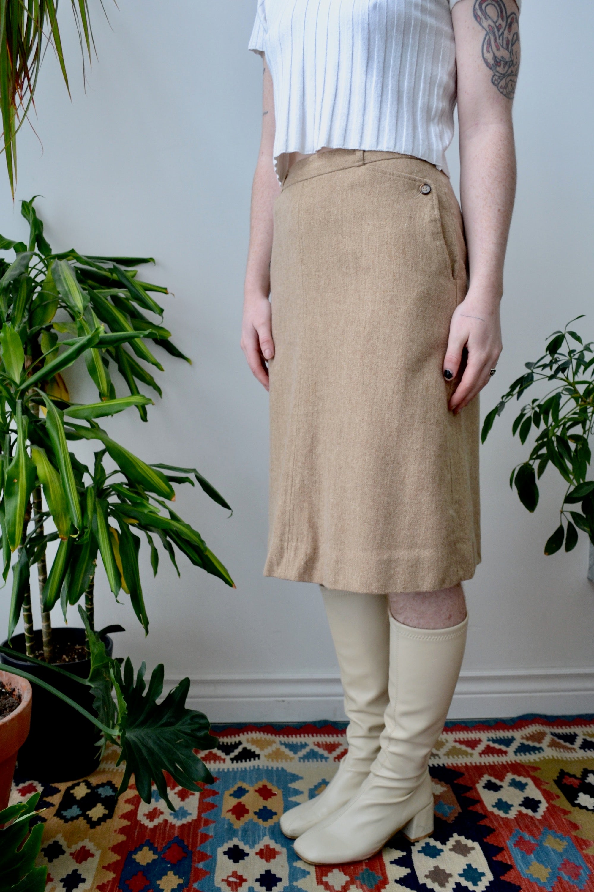 Seventies Wool Skirt