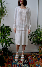 Antique Linen And Crochet Dress