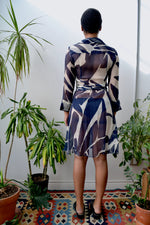 Sheer Silk Wrap DVF Dress