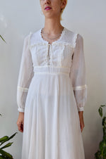 Gauzy Renaissance Seventies Dress