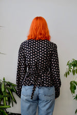 Floral Peasant Sleeve Top