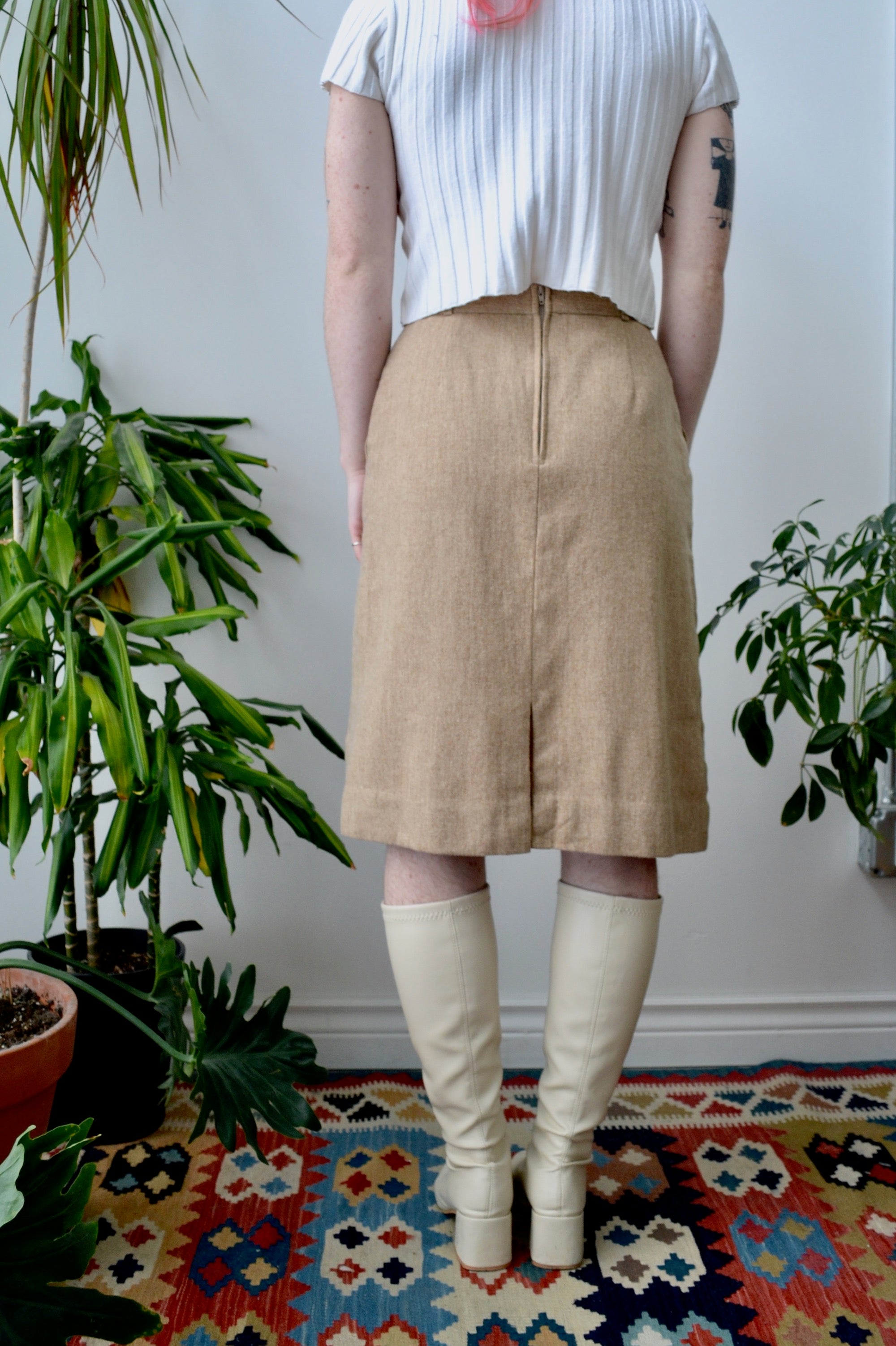 Seventies Wool Skirt