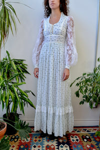 Mint Calico Renaissance Gown