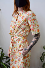 Seventies Wallpaper Floral Housedress