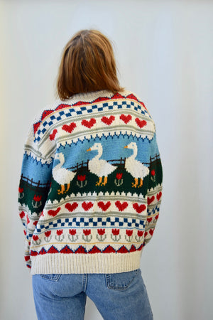Charming Duck Sweater