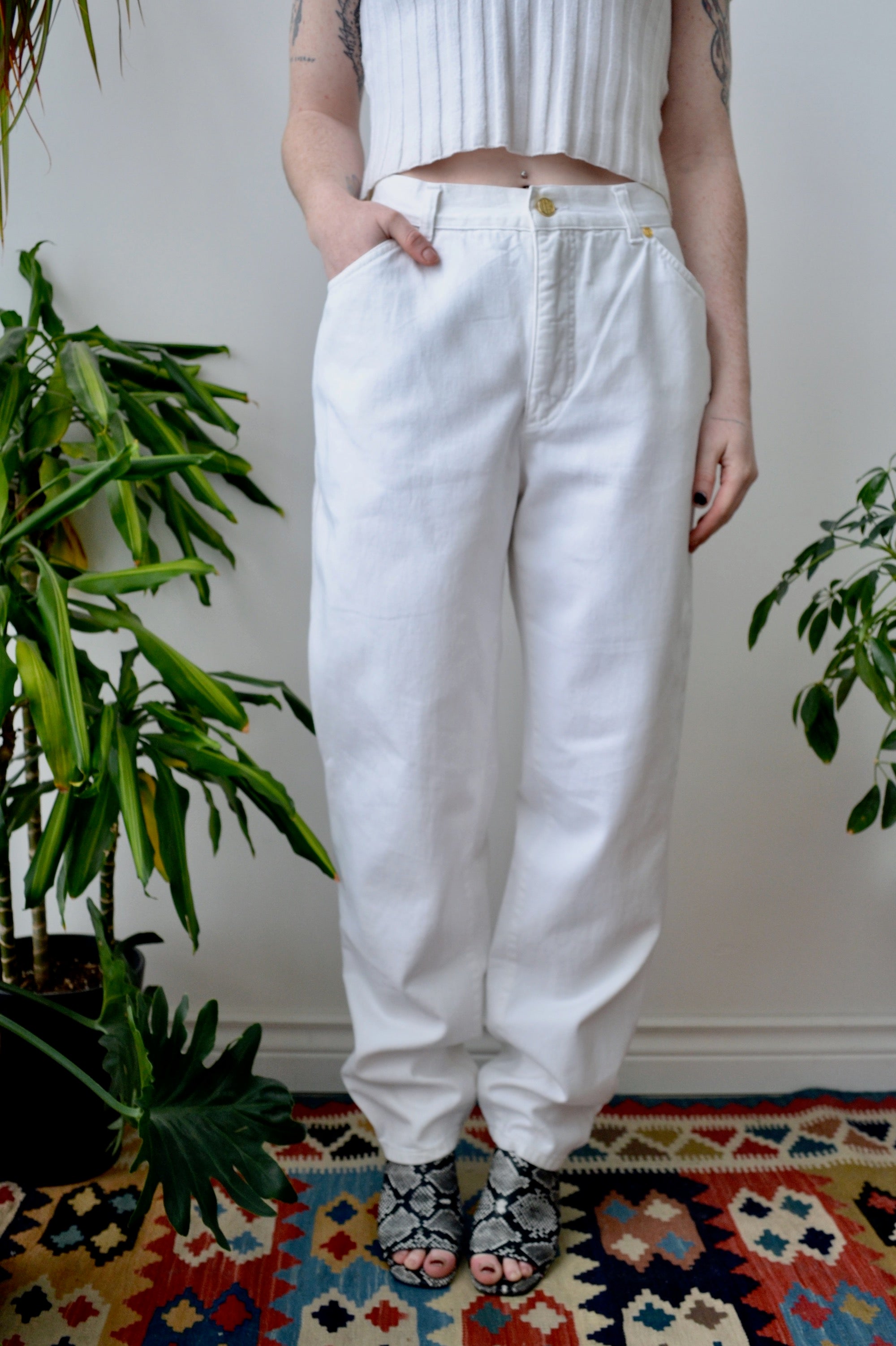 White Escada Jeans