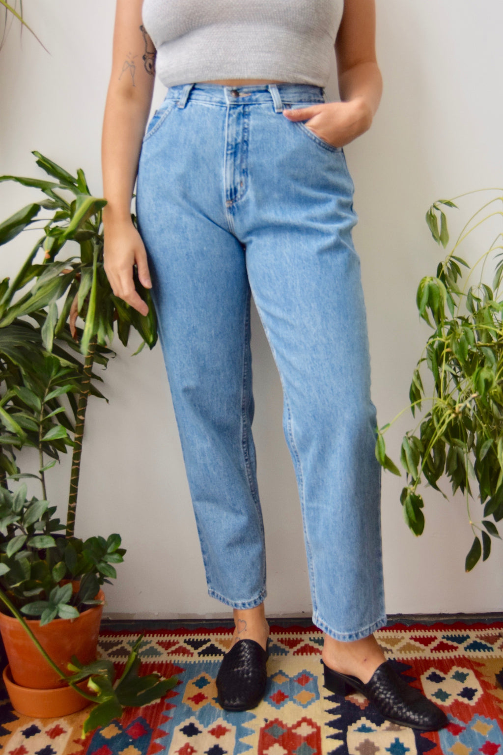 Classic Light Blue Mom Jeans