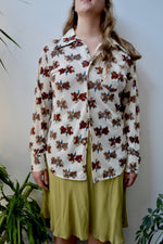 Leaf Bouquet 70s Button Up