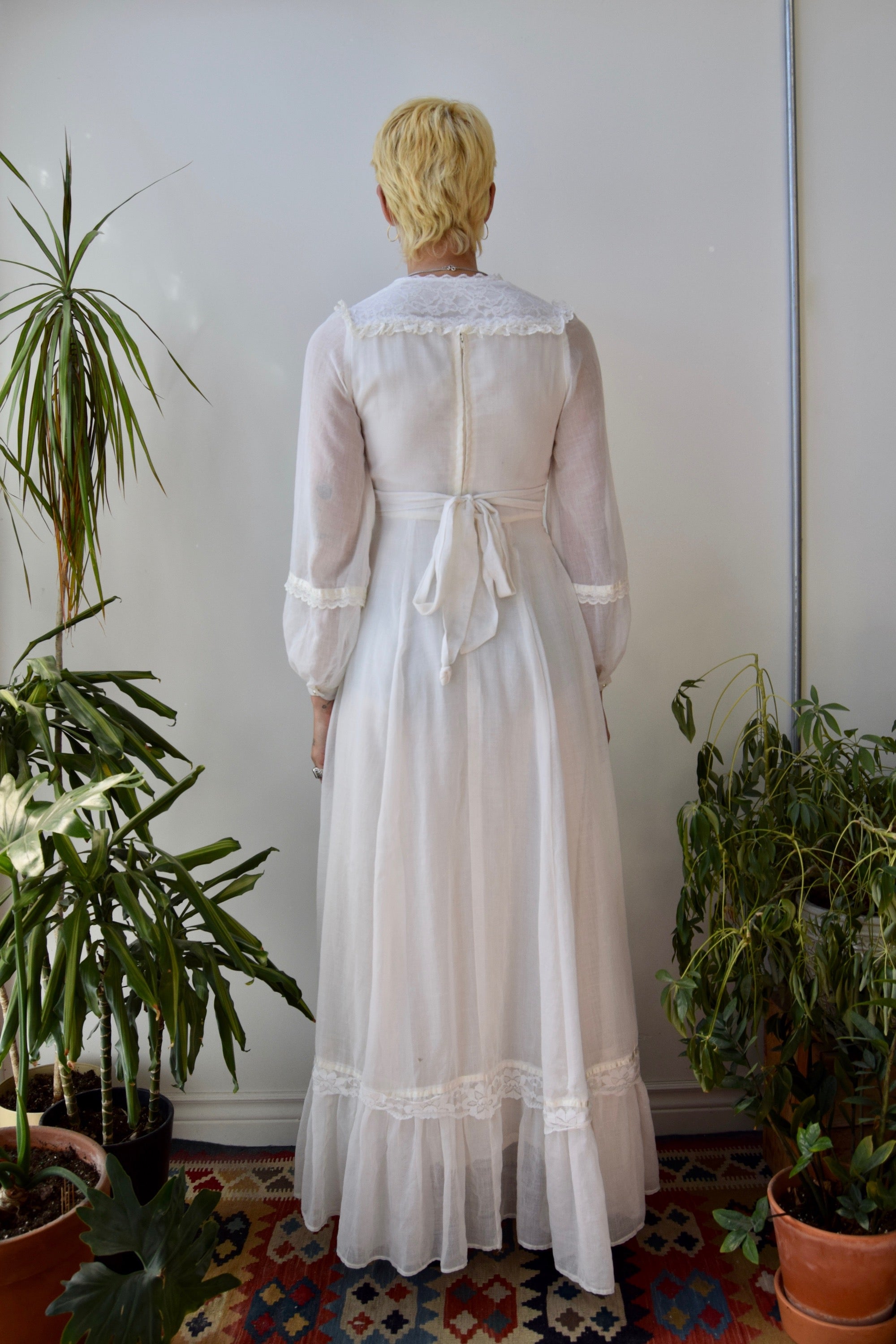 Gauzy Renaissance Seventies Dress