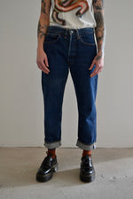 1960's Levis 501 Big E Selvedge Dark Wash Jeans