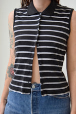 Ribbed Knit Striped Tank