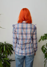 Eighties Plaid Western Shirt
