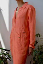 I.Magnin Mango Shirtdress