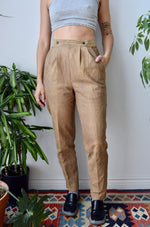 Snake Suede Trousers