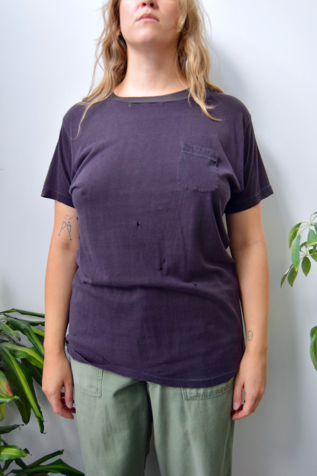 Perfect Faded Pocket Tee