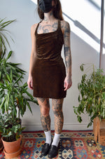 Velvet Leopard Slip Dress