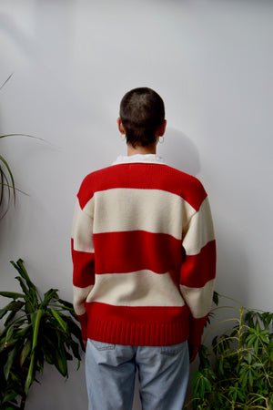 Vintage Ralph Lauren Striped Polo Sweater