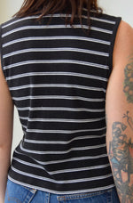 Ribbed Knit Striped Tank