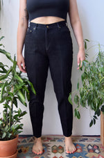 Black Lizwear Mom Jeans