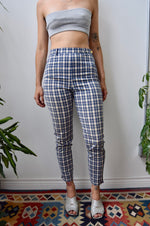 Designer Plaid Pants