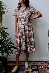 Sixties Botanical Wallpaper Dress