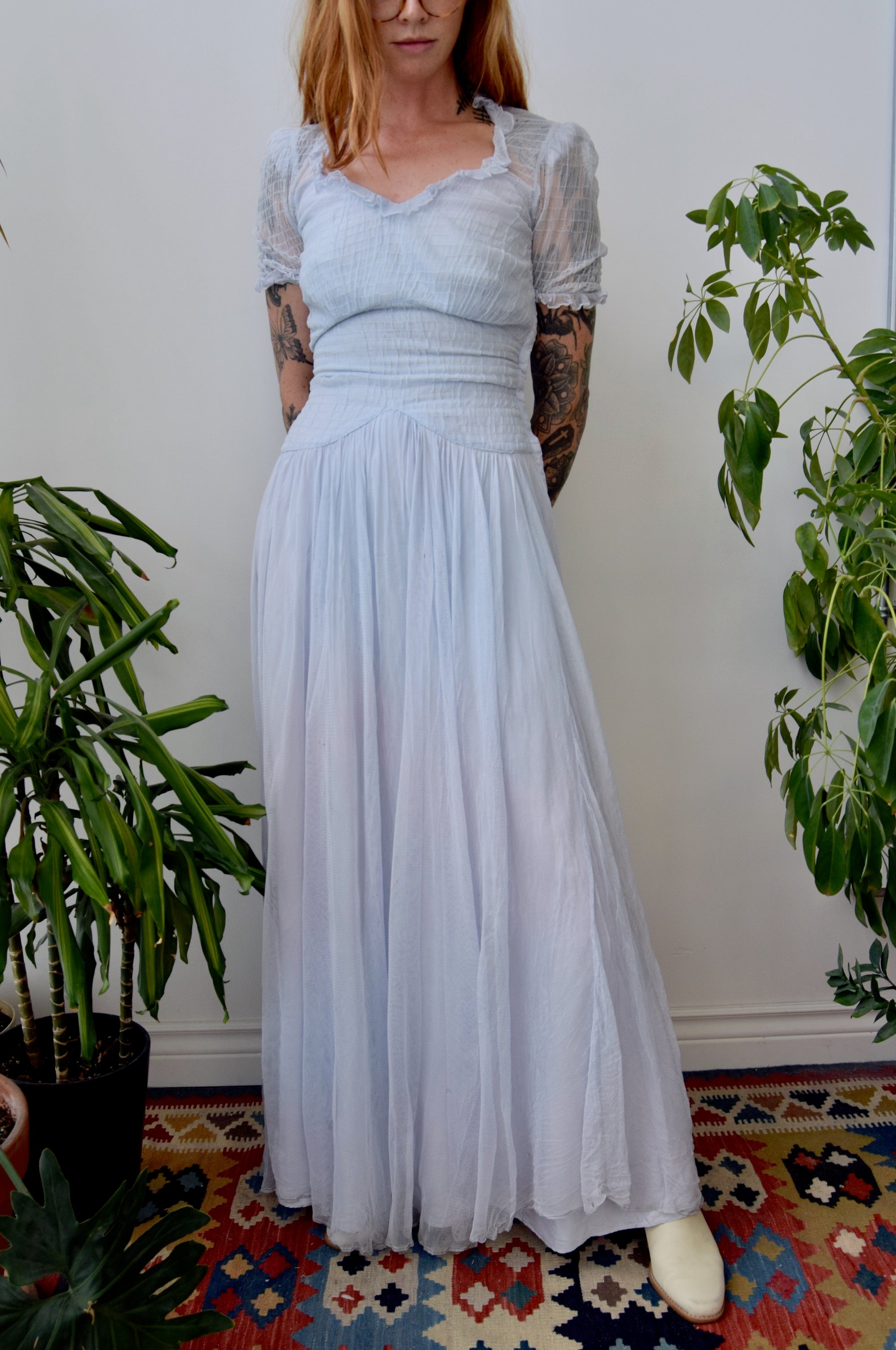 Cinderelly Vintage Mesh Gown