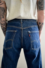 1960's Levis 501 Big E Selvedge Dark Wash Jeans