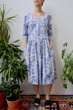 Teacup Floral Cotton Dress