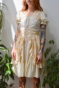 Orange Blossom Milkmaid Dress