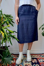 Ports Midnight Linen Skirt