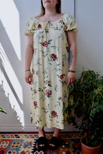 Nineties Romantic Floral Dress