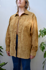 Caramel Suede Shacket